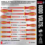Darrahopens Tools > Other Tools > Hand Tools SEDY 18Pcs 1000V Insulated Electrician Tool Set Magnetic Screwdriver Pliers Kit In Australia - Darrahopens