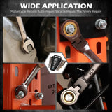 Darrahopens Tools > Other Tools > Hand Tools SEDY 24Pc Flexi Head Ratchet Spanner Set Metric & SAE with Magnetic Organizer