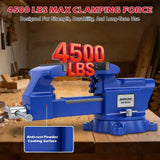 Darrahopens Tools > Other Tools > Hand Tools SEDY 6" Bench Vise Heavy Duty Workbench Clamp Anvil 360° Swivel Base Jaw Pads