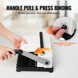 Darrahopens Tools > Other Tools > Hand Tools VEVOR Coil Spiral Binding Machine, Manual Book Maker 34-Holes Binding 120 Sheets, Punch Binder with Adjustable Side Margin, for Letter Size, A4, A5