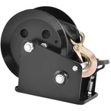 Darrahopens Tools > Other Tools > Hand Tools VEVOR Hand Winch, 725.7 kg Pulling Capacity, Boat Trailer Winch Heavy Duty Rope Crank with 10 m Polyester Strap and Two-Way Ratchet, Manual Operated Hand Crank Winch for Trailer, Boat or ATV Towing
