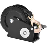 Darrahopens Tools > Other Tools > Hand Tools VEVOR Hand Winch, 907.1 kg Pulling Capacity, Boat Trailer Winch Heavy Duty Rope Crank with 7 m Polyester Strap and Two-Way Ratchet, Manual Operated Hand Crank Winch for Trailer, Boat or ATV Towing