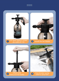 Darrahopens Tools > Other Tools > Hand Tools White 2L Handheld Car Wash Foam Sprayer Pump Action Pressure Cannon with 2 Nozzles for Auto Detailing and Garden Watering Heavy Duty 55 Degree Fan Spray