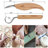 Darrahopens Tools > Other Tools > Hand Tools Wood Carving Tool Set - 3-in-1 Wood Carving Set - Includes Hook Chisel, Wood Carving Chisel, and Chopping Chisel