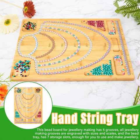 Darrahopens Tools > Other Tools > Hand Tools Wooden Beading Board DIY Bracelet Anklet String Design Bead Decoration Plate
