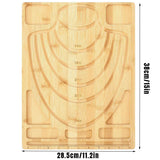 Darrahopens Tools > Other Tools > Hand Tools Wooden Beading Board DIY Bracelet Anklet String Design Bead Decoration Plate