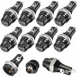 Darrahopens Tools > Other Tools > Power & Electrical Supplies 10 pcs 5 X 20Mm Fuse Holder Ac 10A 250V Black Screw Cap Fuse Holder, Panel Mount Screw Cap Fuse Holder