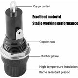 Darrahopens Tools > Other Tools > Power & Electrical Supplies 10 pcs 5 X 20Mm Fuse Holder Ac 10A 250V Black Screw Cap Fuse Holder, Panel Mount Screw Cap Fuse Holder