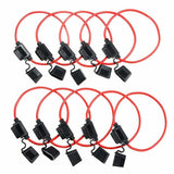 Darrahopens Tools > Other Tools > Power & Electrical Supplies 10Pcs 12V 40A Waterproof Standard Blade Inline Fuse Holder