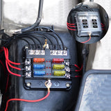 Darrahopens Tools > Other Tools > Power & Electrical Supplies 23PC 6 Way Blade Fuse Box Block Holder Indicator LED Light 12V/32V Car Marine