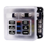 Darrahopens Tools > Other Tools > Power & Electrical Supplies 23PC 6 Way Blade Fuse Box Block Holder Indicator LED Light 12V/32V Car Marine