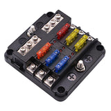 Darrahopens Tools > Other Tools > Power & Electrical Supplies 23PC 6 Way Blade Fuse Box Block Holder Indicator LED Light 12V/32V Car Marine
