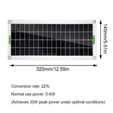 Darrahopens Tools > Other Tools > Power & Electrical Supplies 30W Usb Solar Panel Kit Battery Charger Controller Caravan Boat Outdoor Camping