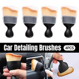Darrahopens Tools > Other Tools > Power & Electrical Supplies 4pcs Car Interior Cleaning Tool Set Crevice Brush Dust Remover for Detailing