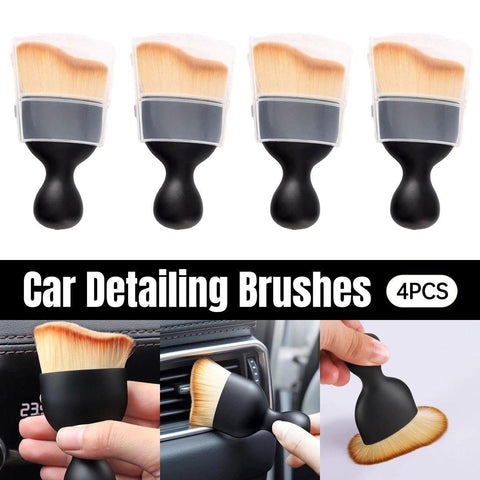 Darrahopens Tools > Other Tools > Power & Electrical Supplies 4pcs Car Interior Cleaning Tool Set Crevice Brush Dust Remover for Detailing