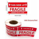 Darrahopens Tools > Other Tools > Power & Electrical Supplies 500pcs Fragile Stickers Careful Warning Labels for Packaging Protection