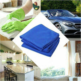 Darrahopens Tools > Other Tools > Power & Electrical Supplies 50PCS Blue Microfibre Car Cleaning Cloths 30x30cm Wash Dry Polish Towel Set