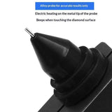 Darrahopens Tools > Other Tools > Power & Electrical Supplies Diamond Tester,High Accuracy Jewelry Diamond Tester Professional Diamond Tester Pen Jeweler Tool for Novice and Expert - Diamond Selector II 9V Battery Included