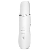 Darrahopens Tools > Other Tools > Power & Electrical Supplies Ultrasonic Skin Scrubber Facial Spatula Blackhead Remover & Pore Cleaner with Ion EMS Lifting Mode Rechargeable Beauty Tool Ivory White