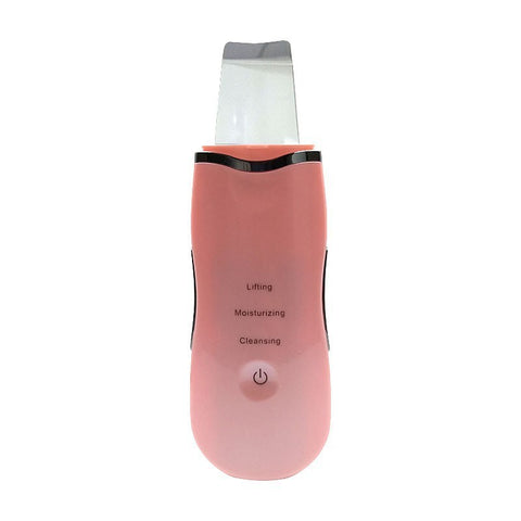 Darrahopens Tools > Other Tools > Power & Electrical Supplies Ultrasonic Skin Scrubber Facial Spatula Blackhead Remover & Pore Cleaner with Ion EMS Lifting Mode Rechargeable Beauty Tool Pink
