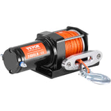 Darrahopens Tools > Other Tools > Power & Electrical Supplies VEVOR Electric Winch, 1588 kg Line Pull Capacity, 12V DC ATV Winch with Φ0.5 x 1188.7 cm 12 Strands Synthetic Rope Aluminum Fairlead Wired Remote Control, IP55 Waterproof for Towing ATV Boat