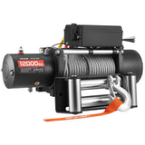 Darrahopens Tools > Other Tools > Power & Electrical Supplies VEVOR Electric Winch, 5400 kg Load Capacity, 12V DC Truck Winch with Φ9.1 mm x 24 m Steel Rope, Wireless & Wired Remote Control, IP55 Waterproof for Towing SUV Jeep Trailer Boat Off-Road Vehicle