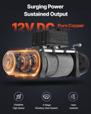 Darrahopens Tools > Other Tools > Power & Electrical Supplies VEVOR Electric Winch, 5400 kg Load Capacity, 12V DC Truck Winch with Φ9.1 mm x 26 m Steel Rope, Wireless & Wired Remote Control, Suitable for Towing SUV Jeep Trailer Boat Off-Road Vehicle