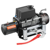 Darrahopens Tools > Other Tools > Power & Electrical Supplies VEVOR Electric Winch, 5400 kg Load Capacity, 12V DC Truck Winch with Φ9.1 mm x 26 m Steel Rope, Wireless & Wired Remote Control, Suitable for Towing SUV Jeep Trailer Boat Off-Road Vehicle
