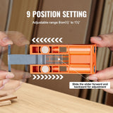 Darrahopens Tools > Other Tools > Power & Electrical Supplies VEVOR Pocket Hole Jig, 56 Pcs Mini Jig Pocket Hole System with C-clamp, Step Drill, Wrench, Drill Stop Ring, Square Drive Bit, and Screws, for DIY Carpentry Projects