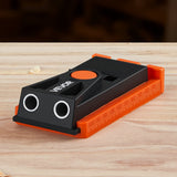 Darrahopens Tools > Other Tools > Power & Electrical Supplies VEVOR Pocket Hole Jig Kit, 12.7 to 38.1 mm Adjustable, Mini Jig Pocket Hole System with Step Drill, Hex Wrench, Drill Stop Ring, Square Drive Bit, and Screws, Reinforced Nylon Frame, for Woodworking