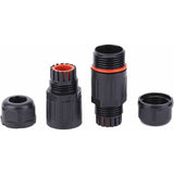 Darrahopens Tools > Other Tools > Power & Electrical Supplies Whpps 10 pcs Ip68 Waterproof Straight Connector Junction Box Electrical Wire Cable 3 Pin Outdoor Connector Plug Socket