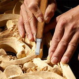 Darrahopens Tools > Other Tools > Putty Knives, Scrapers & Chisels 12 pcs Wood Carving Tool Kit - Professional Carving Chisels Knife Handle Carving Sculptures Expert Carpenter Beginners