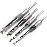 Darrahopens Tools > Other Tools > Putty Knives, Scrapers & Chisels 4 pcs Chisel Set Square Hole Drill Bits, Steel Hollow Chisel Woodworking Tools Set (1/4-1/2-5/16-3/8 Inch)