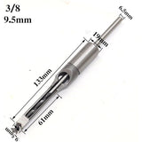 Darrahopens Tools > Other Tools > Putty Knives, Scrapers & Chisels 4 pcs Chisel Set Square Hole Drill Bits, Steel Hollow Chisel Woodworking Tools Set (1/4-1/2-5/16-3/8 Inch)