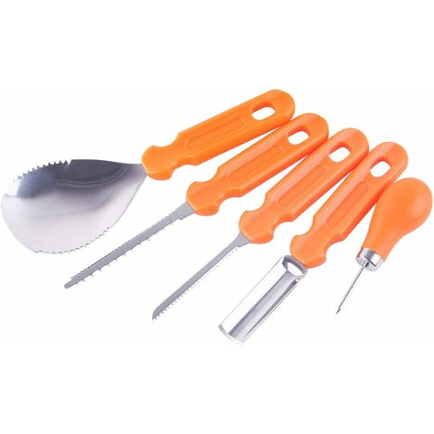 Darrahopens Tools > Other Tools > Putty Knives, Scrapers & Chisels 5 pcs Halloween Pumpkin Carving Tools Set Premium Quality Reusable Heavy Duty Stainless Steel Pumpkin Carving Tools For