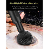 Darrahopens Tools > Other Tools > Putty Knives, Scrapers & Chisels Ball Gouge Angle Grinder Attachment - 360° Sphere Rotary Burr for Rapid Wood Carving, Heavy-Duty Steel Spherical Grinding Head with Abrasive Teeth（ Interface 10MM）