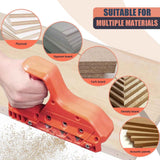 Darrahopens Tools > Other Tools > Putty Knives, Scrapers & Chisels Plasterboard Fast Cutter, 45°+60°Plasterboard Edger,Drywall Chamfer Woodworking Hand Tool, Gypsum Board Hand Plane with 10 Blades