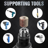 Darrahopens Tools > Other Tools > Sanding Accessories 20 pcs Abrasive Wheel 80 Grit Flap Disc For Brush Sanding Drill Accessories Polishing Wood Metal