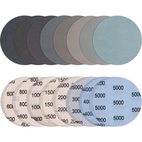Darrahopens Tools > Other Tools > Sanding Accessories 24-piece 50mm wet and dry sanding discs, 600-5000 grit, abrasive for polishing metal and wood