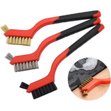 Darrahopens Tools > Other Tools > Sanding Accessories 3 pcs Wire Brushes Stainless Steel Brass Carbon Nylon Scrub Brushes For Cleaning Welding Slag Stripping Rust Dust