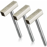 Darrahopens Tools > Other Tools > Sanding Accessories 3pcs Diamond Grinding Wheel Sharpeners, Bench Grinding Wheel Sharpener Tool for Sharpening Deburring Wheels, Silver