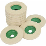 Darrahopens Tools > Other Tools > Sanding Accessories 4 Inch Wool Angle Grinder Discs Thicken Wear-Resistant Polishing Pads For Metal Marble Glass Mirror Polishing Effect 10