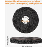 Darrahopens Tools > Other Tools > Sanding Accessories 5 pcs Grinding Disc, 125 X 22 Mm, Abrasive Disc For Angle Grinder, Csd Abrasive Cleaning Disc Coarse Cleaning Discs For