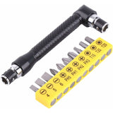 Darrahopens Tools > Other Tools > Screwdrivers 10 pcs Screwdriver L-Shaped Extension Handle Double Head Hex Socket Screwdriver Torx Slotted Screwdriver Kit Hand Tool