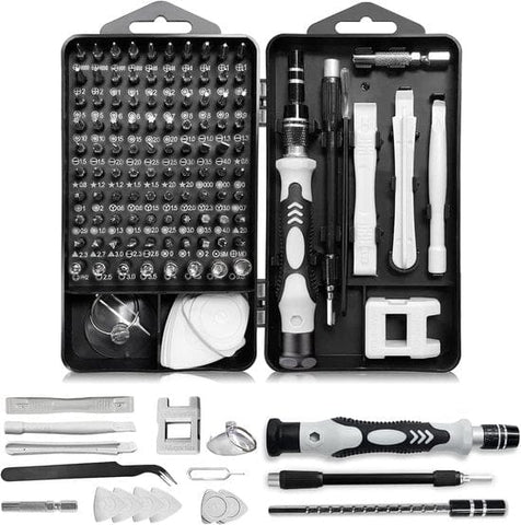 Darrahopens Tools > Other Tools > Screwdrivers 115-Piece Precision Screwdriver Set - Magnetic for Phone, Laptop & Electronics - Professional Repair Kit with Storage Case