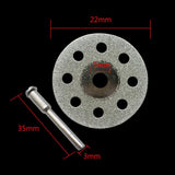 Darrahopens Tools > Other Tools > Screwdrivers 12PCS Diamond Cut Discs Blades Drill Bit Set for Dremel Rotary Tool Multi Use