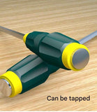 Darrahopens Tools > Other Tools > Screwdrivers 2-piece Green One 4-inch Phillips screwdriver and one 4-inch flathead screwdriver  Impact-Resistant Magnetic Screwdriver with Through-Tang Shaft — Chrome Vanadium Steel Bit, Ergonomic Non-Slip Handle — Ideal for Automotive Repair, Machinery Maintenance, F