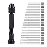 Darrahopens Tools > Other Tools > Screwdrivers 49pcs Mini Hand Drill Vise Hand Bits Twist Woodworking Set Precision Pin Tool
