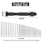 Darrahopens Tools > Other Tools > Screwdrivers 49pcs Mini Hand Drill Vise Hand Bits Twist Woodworking Set Precision Pin Tool