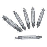 Darrahopens Tools > Other Tools > Screwdrivers 6Pcs Damaged Screw Extractor Set Easy Out Broken Drill Bit Remover Kit Speed Out